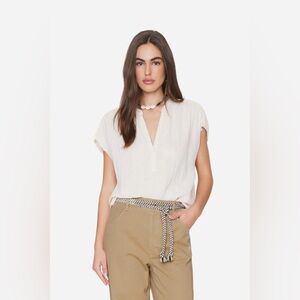 XIRENA Kane Top in Light Pink Blush Women's Small